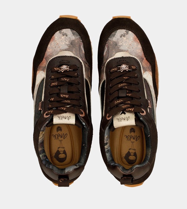 Pantofi Anekke Brown Palette Patterned Sports | FVHQKD-062