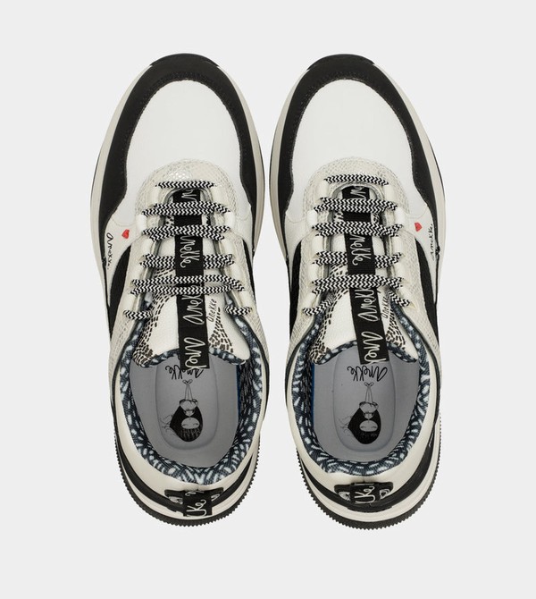 Pantofi Anekke Fashion Black & White | NMWZRS-531