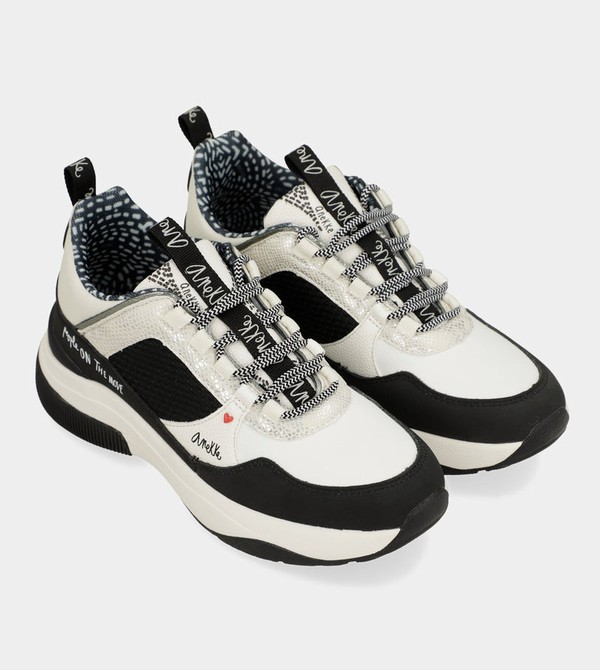 Pantofi Anekke Fashion Black & White | NMWZRS-531