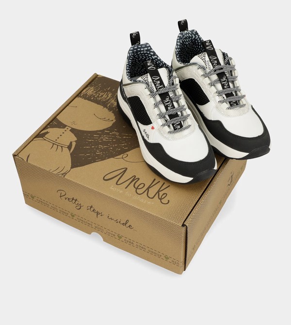 Pantofi Anekke Fashion Black & White | NMWZRS-531