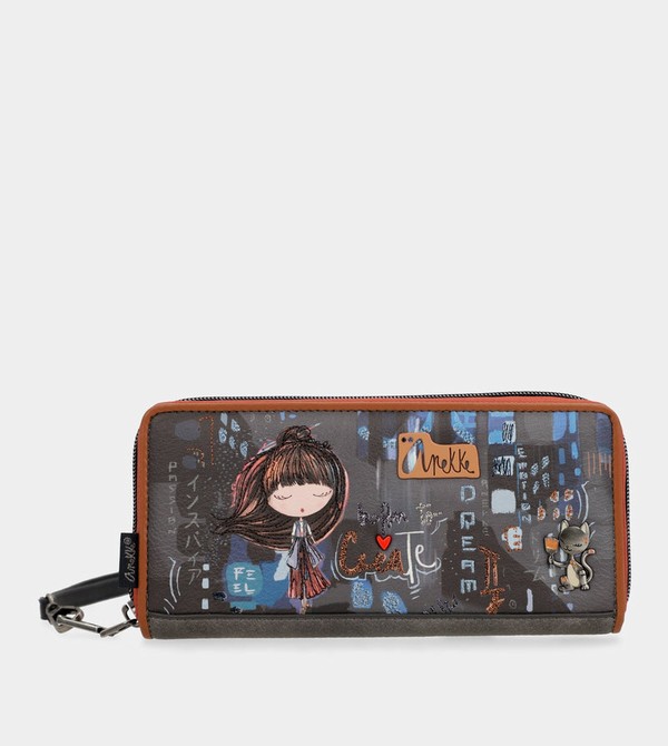 Portofel Anekke Contemporary Large Embossed Rfid | HUOAEW-076