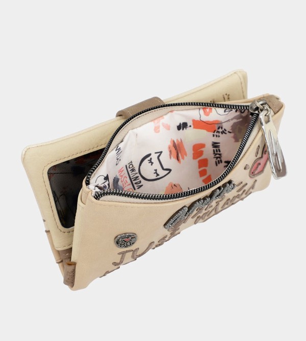 Portofel Anekke Energy Beige Large | GUOPAR-856