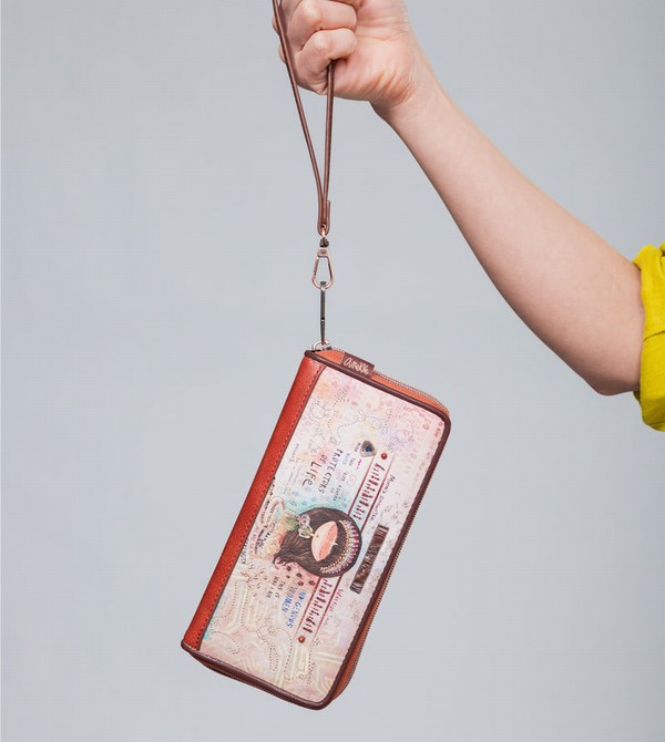 Portofel Anekke Menire Large Rfid Embossed | YHFETZ-130