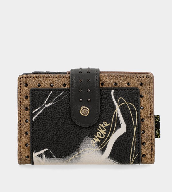 Portofel Anekke Nature Shodō Black Flexible Rfid | EKTJVL-026
