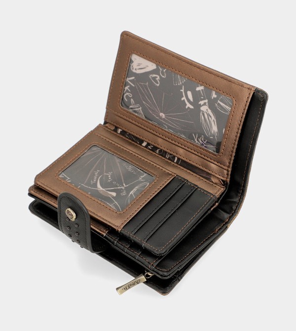 Portofel Anekke Nature Shodō Black Flexible Rfid | EKTJVL-026