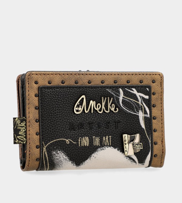 Portofel Anekke Nature Shodō Black Flexible Rfid | EKTJVL-026