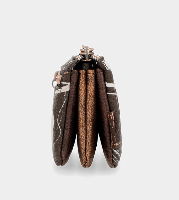Portofel Anekke Nature Shodō Brown 3 Compartment | YONARE-764