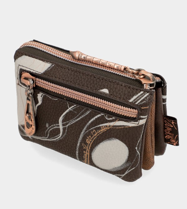 Portofel Anekke Nature Shodō Brown 3 Compartment | YONARE-764