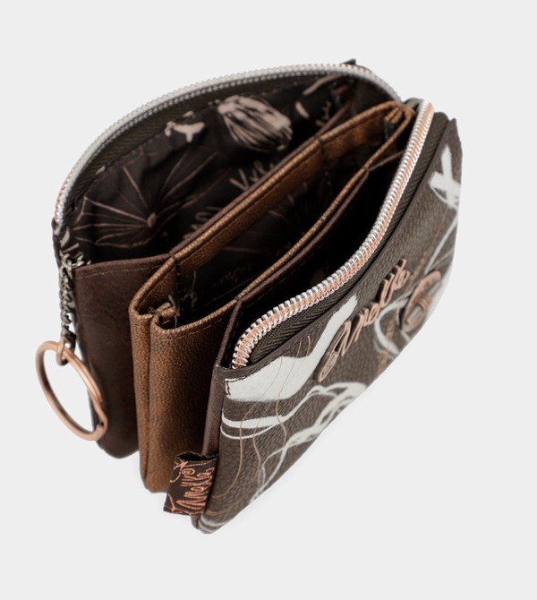 Portofel Anekke Nature Shodō Brown 3 Compartment | YONARE-764