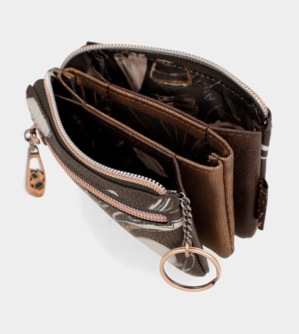 Portofel Anekke Nature Shodō Brown 3 Compartment | YONARE-764