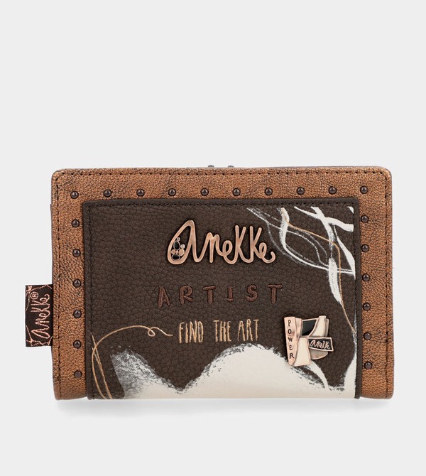 Portofel Anekke Nature Shodō Brown Flexible Rfid | MWFCJY-798