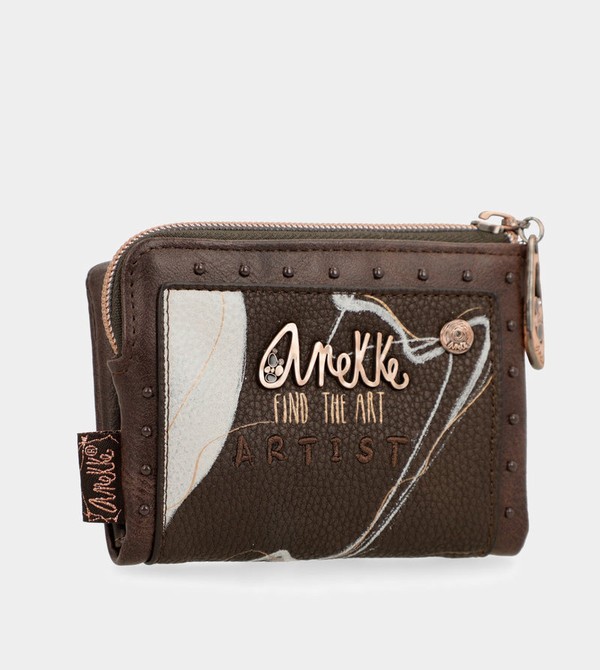 Portofel Anekke Nature Shodō Small Brown Rfid | VIPQFK-732