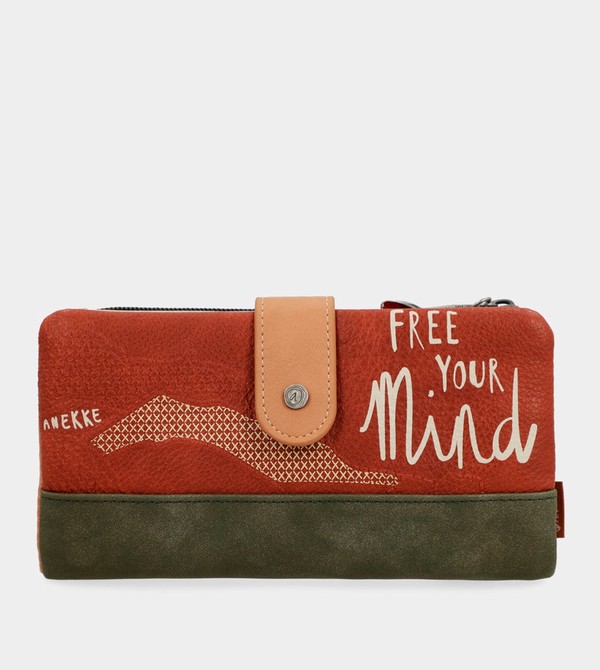 Portofel Anekke Peace & Love Camel Large Rfid | RQLXGB-213