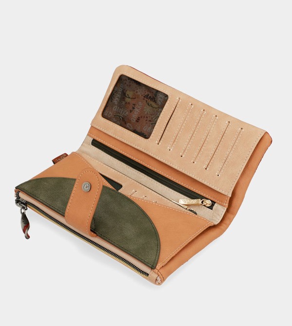 Portofel Anekke Peace & Love Camel Large Rfid | RQLXGB-213
