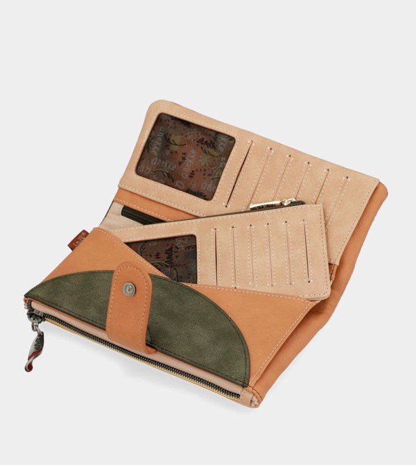 Portofel Anekke Peace & Love Camel Large Rfid | RQLXGB-213
