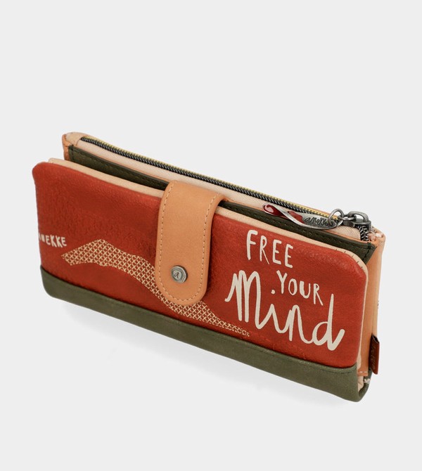 Portofel Anekke Peace & Love Camel Large Rfid | RQLXGB-213