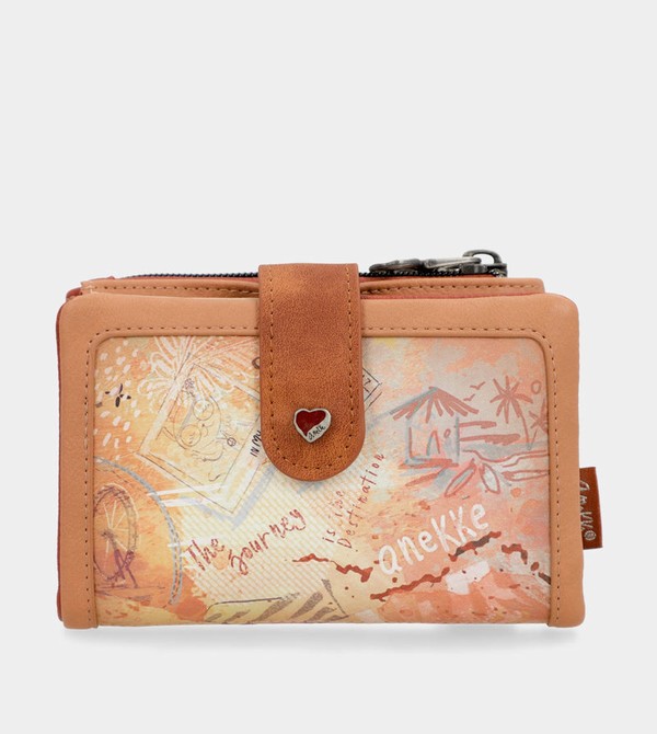 Portofel Anekke Peace & Love Camel Small Rfid | IOUPGS-791