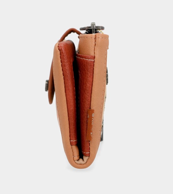 Portofel Anekke Peace & Love Camel Small Rfid | IOUPGS-791