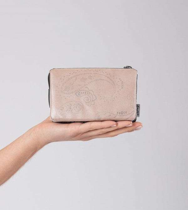 Portofel Anekke Peace & Love Pink 3-compartment Coin | AMVKWZ-602