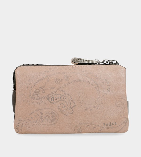 Portofel Anekke Peace & Love Pink 3-compartment Coin | AMVKWZ-602