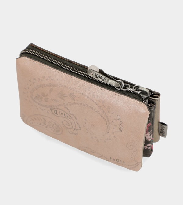 Portofel Anekke Peace & Love Pink 3-compartment Coin | AMVKWZ-602