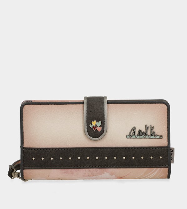 Portofel Anekke Peace & Love Pink Large Rfid | DEZMJK-026