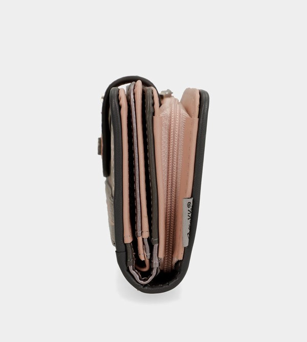 Portofel Anekke Peace & Love Pink Medium Rfid | XBHRQC-405