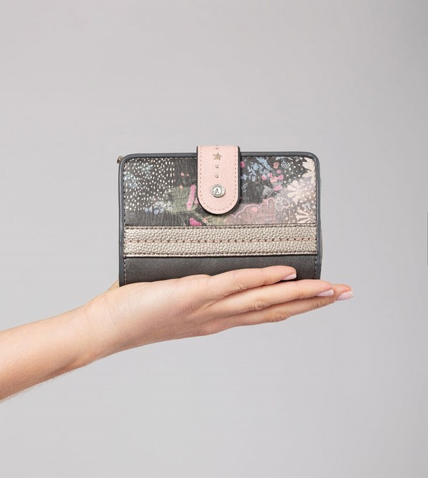 Portofel Anekke Peace & Love Pink Medium Rfid | XBHRQC-405