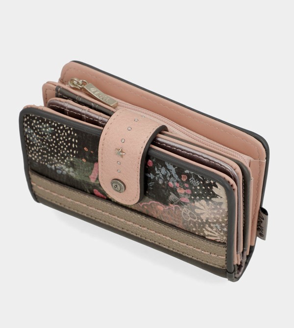 Portofel Anekke Peace & Love Pink Medium Rfid | XBHRQC-405