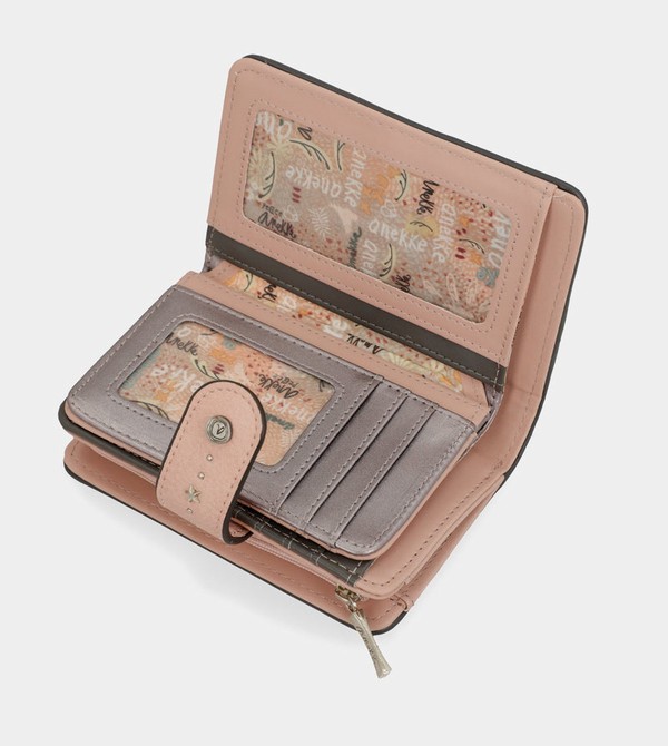 Portofel Anekke Peace & Love Pink Medium Rfid | XBHRQC-405