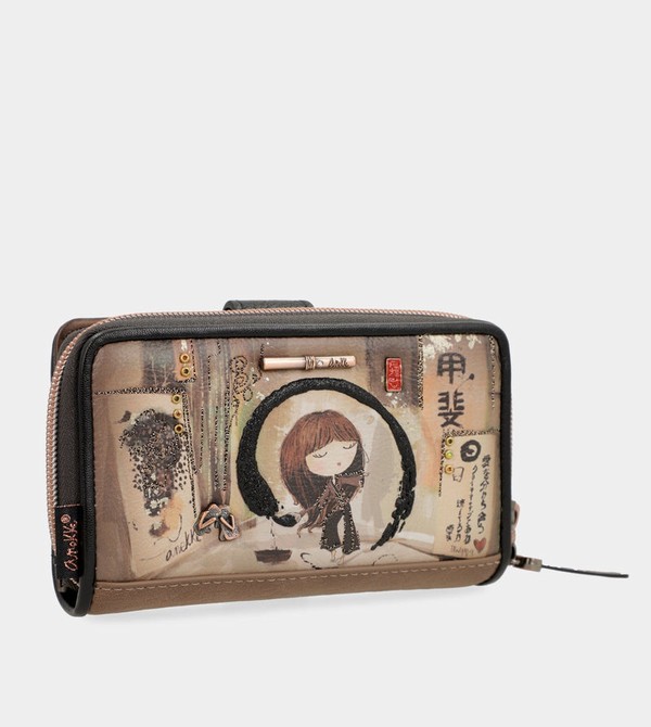 Portofel Anekke Shōen Medium Black Rfid | SAREIC-612