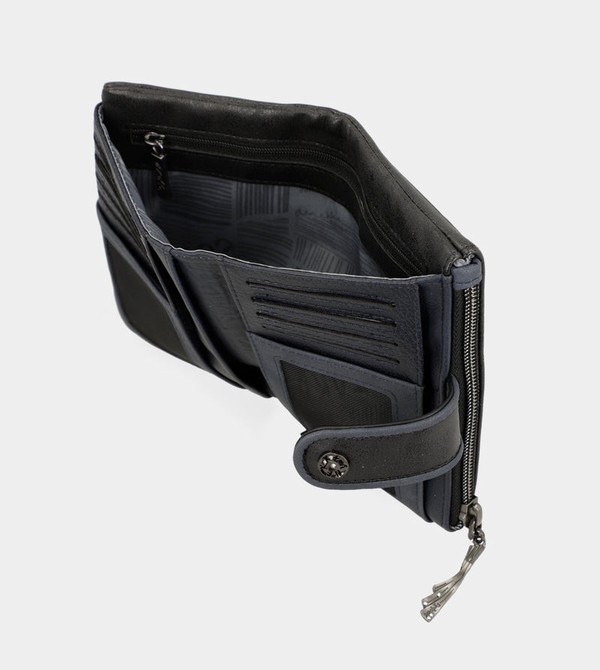Portofel Anekke Studio Navy Blue Flexible Medium Rfid | AGDZCO-687