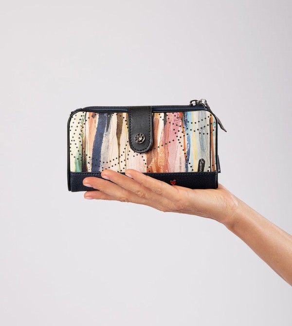Portofel Anekke Studio Navy Blue Flexible Rfid | LMABRP-845