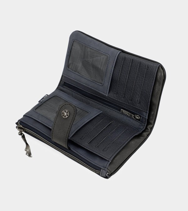 Portofel Anekke Studio Navy Blue Flexible Rfid | LMABRP-845