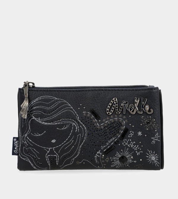 Portofel Anekke Studio Navy Blue Flexible Rfid | LMABRP-845