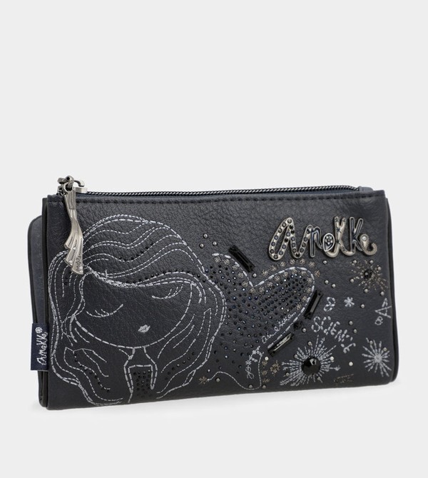Portofel Anekke Studio Navy Blue Flexible Rfid | LMABRP-845