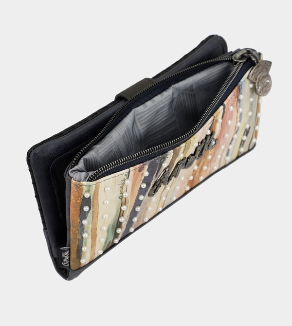 Portofel Anekke Studio Navy Blue Flexible Large Rfid | RXTULK-564