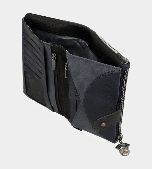 Portofel Anekke Studio Navy Blue Flexible Large Rfid | RXTULK-564