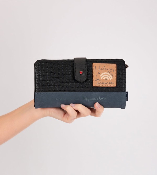 Portofel Anekke Studio Navy Blue Flexible Large Rfid | RXTULK-564
