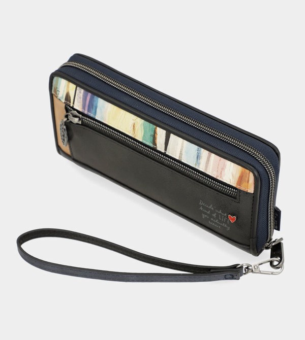 Portofel Anekke Studio Navy Blue Large Rfid | SRIVEW-472