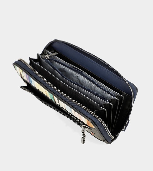 Portofel Anekke Studio Navy Blue Large Rfid | SRIVEW-472