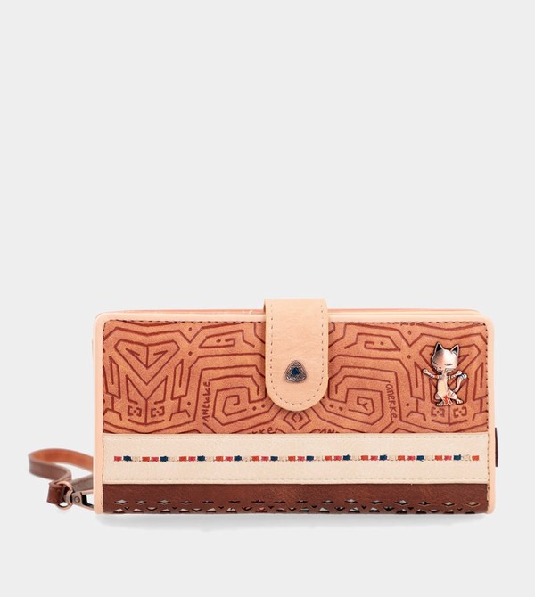 Portofel Anekke Tribe Large Brown Rfid | MEGDKZ-108