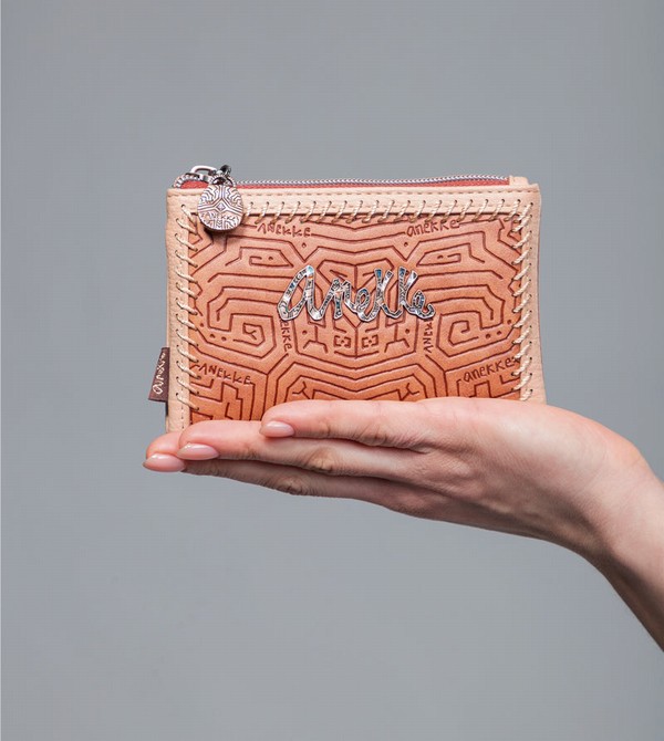 Portofel Anekke Tribe Medium Brown Rfid | AIWZPL-405