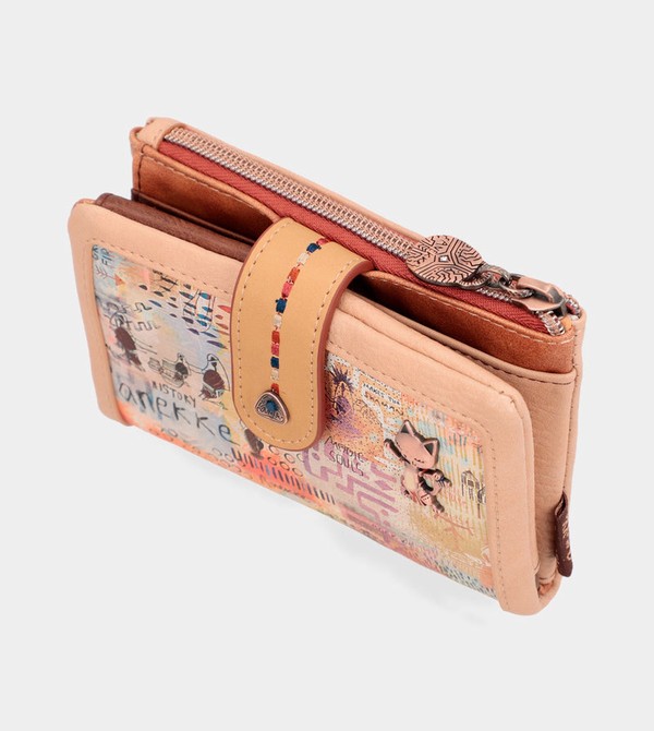 Portofel Anekke Tribe Medium Brown Rfid | AIWZPL-405