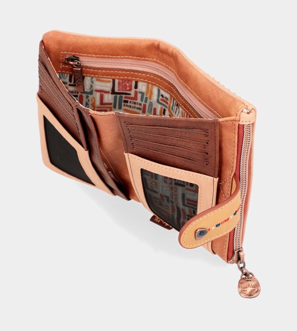Portofel Anekke Tribe Medium Brown Rfid | AIWZPL-405