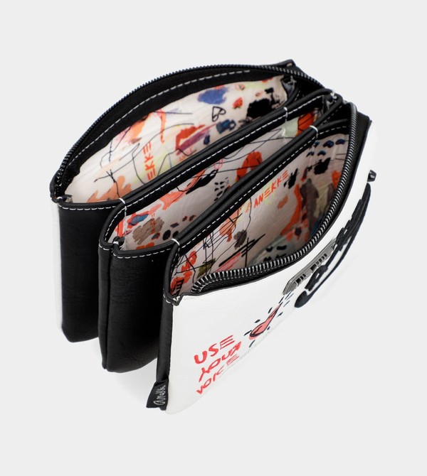 Portofel Anekke White Triple Compartment Energy | OVCIPR-304