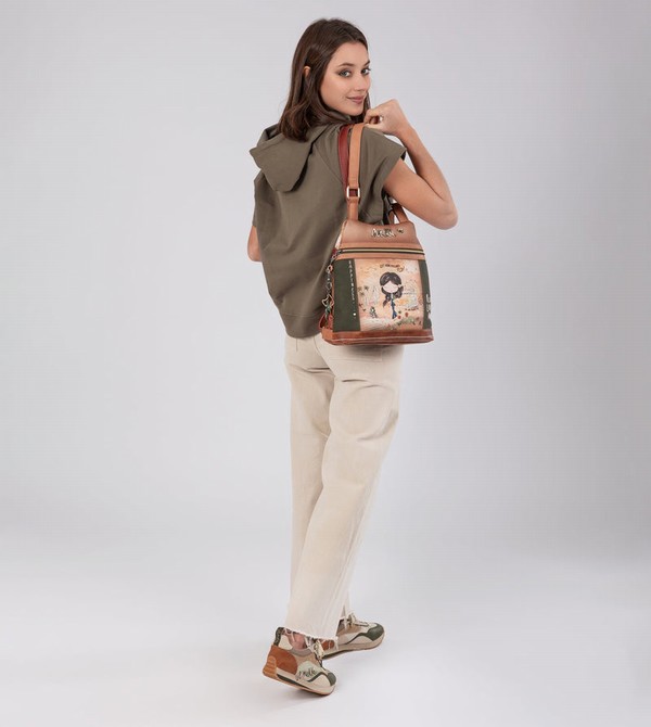 Rucsacuri Anekke Peace & Love Camel Anti-theft | KMPCAV-247