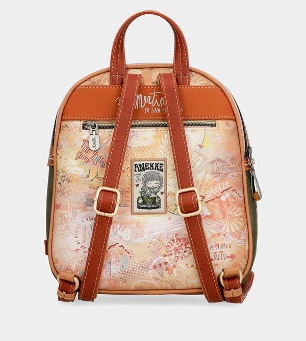 Rucsacuri Anekke Peace & Love Camel Medium | JFCYRV-680