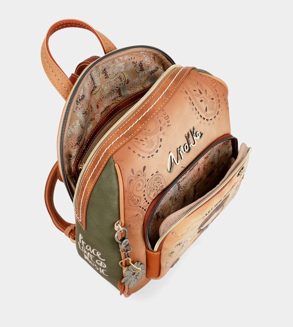 Rucsacuri Anekke Peace & Love Camel Medium | JFCYRV-680