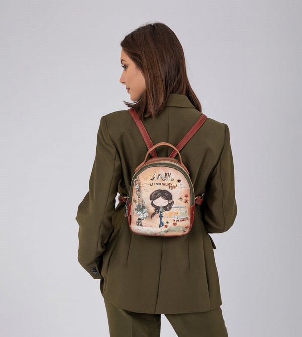 Rucsacuri Anekke Peace & Love Camel Small | JKTUHR-457